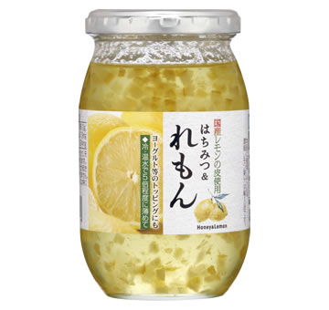 はちみつ＆れもん 420g（ガラス容器）／6本×2入 | 果実・野菜
